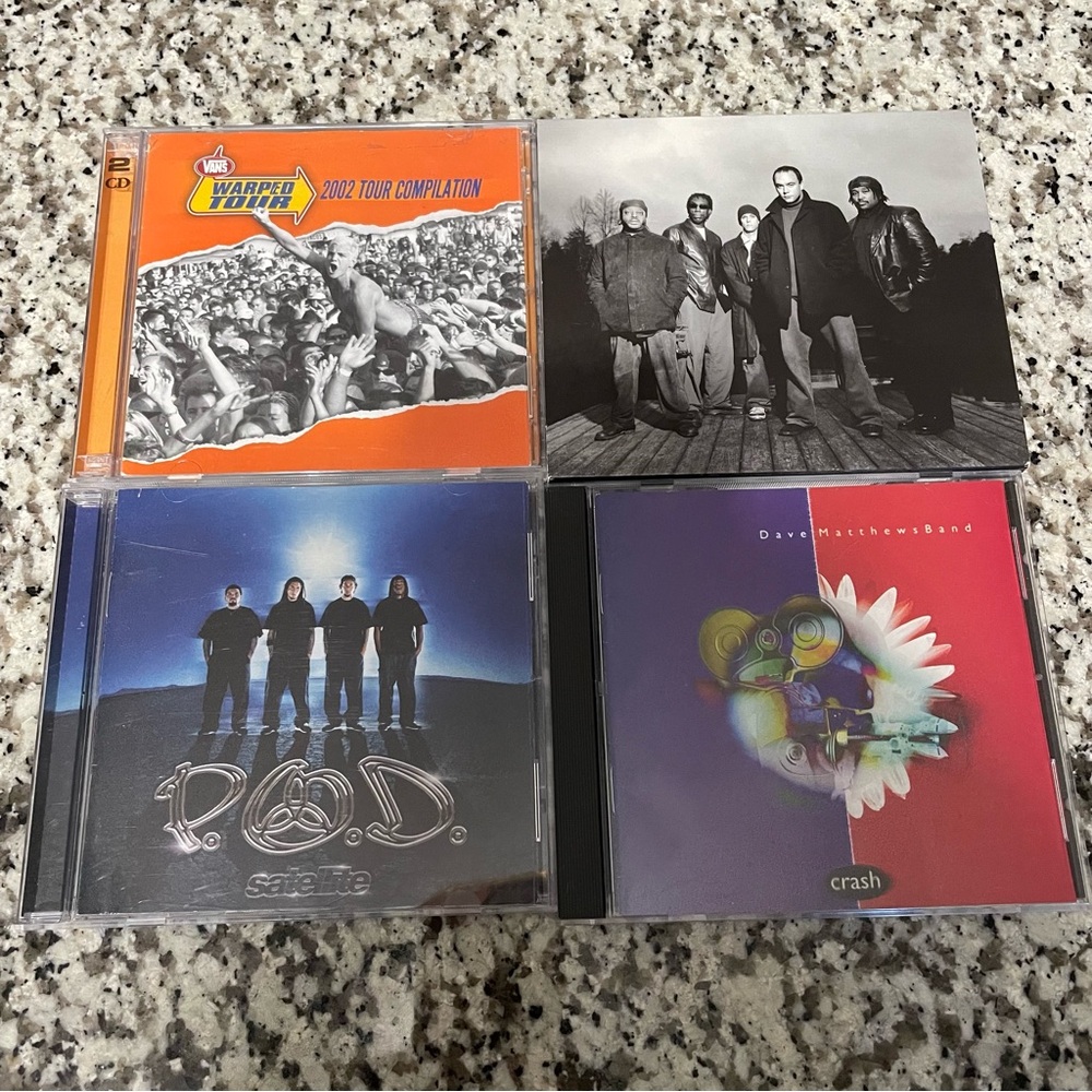 * UPDATED LISTING* CD BUNDLE - 90/00s Alternative - DMB, POD, Warped Tour 2002